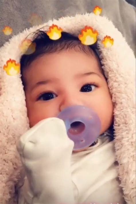 kylie jenner shows stormi webster s face for first time