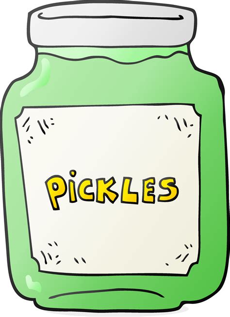 Cartoon Pickle Jar 12282406 Vector Art At Vecteezy