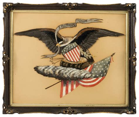 patriotic-painting-depicts-an-eagle-grasping-an-e-pluribus