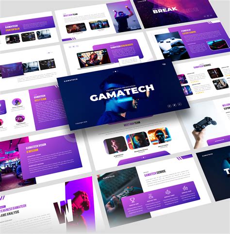 Gamatech Esport Gaming Powerpoint Template By Yoga Apriyanto On Dribbble