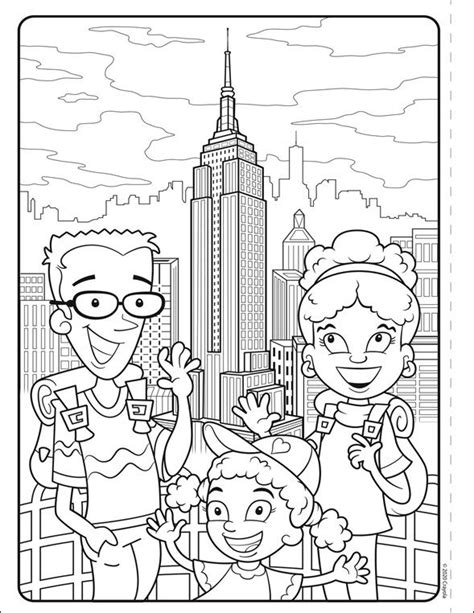 Color our free Empire State Building New York coloring page. Download ...