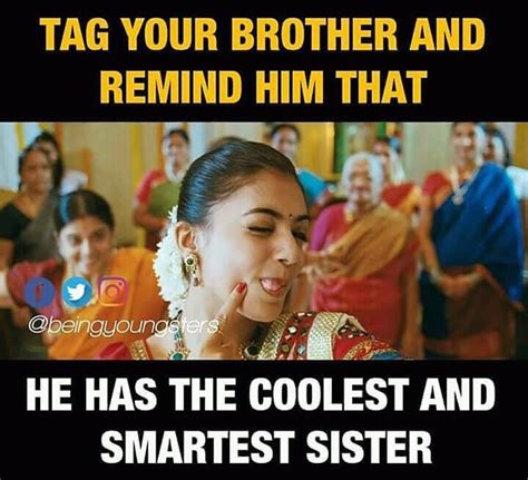 tag mention share with your brother and sister 💜🧡💙💚💛👍 brother quotes funny brother sister
