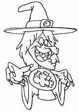 Witch Coloring Pages sketch template