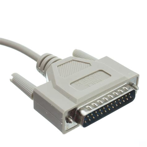 15ft Null Modem Cable Ul Db9 Female Db25 Male