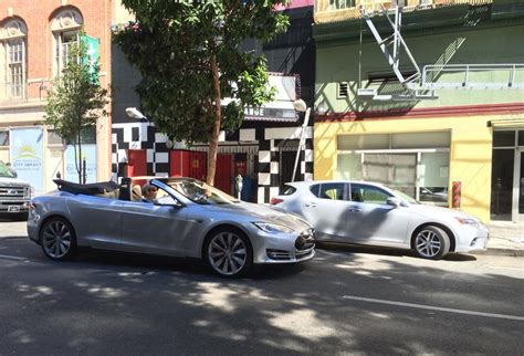 Tesla Model S Convertible Spotted In The United States Autoevolution