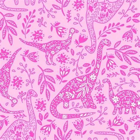 Pink Dinosaur 50272d X Paisley