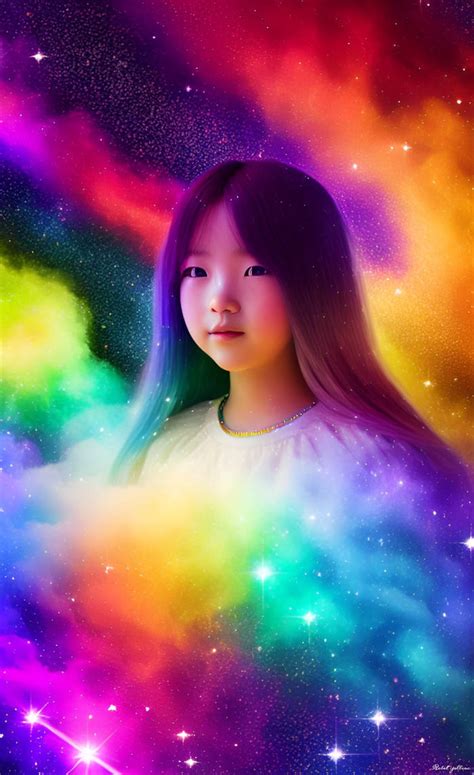 Girl In Rainbow Smoke By Xrebelyellx On Deviantart