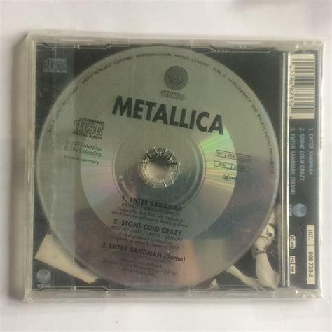 Metallica Enter Sandman Cd Single1991 Import De Alemania 27000