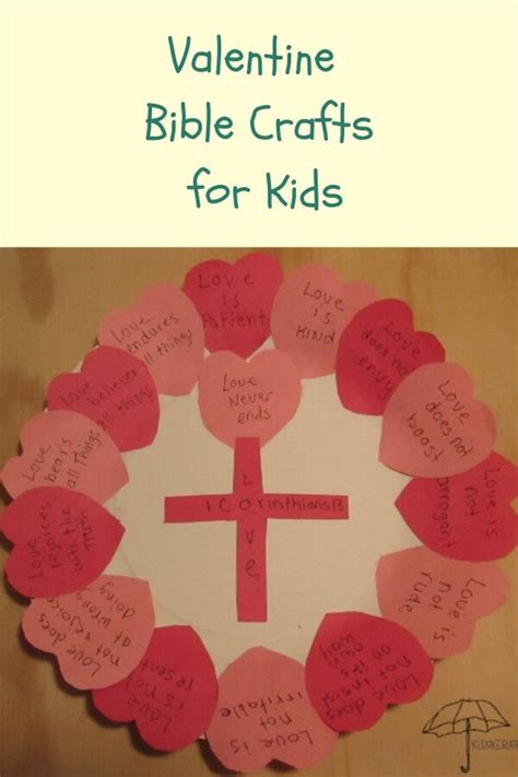 Valentines Day Bible Crafts For Sunday School Sunday School