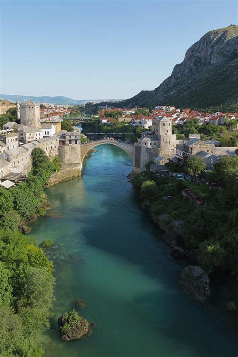 Mostar Bosnia And Herzegovina Stari Most The Old Bridge Photograph