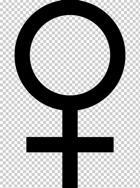 Venus Female Gender Symbol Png Clipart Astrology Black And White