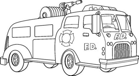 We offer you a nice collection of templates that would be fun to color together with your children. Pumper truck in online Fire Truck coloring page for ...