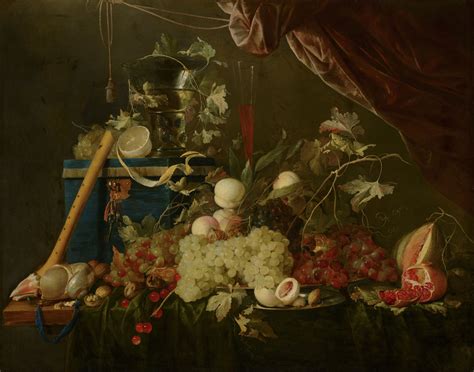 Jan Davidsz De Heem Sumptuous Fruit Still Life With Jewellery Box