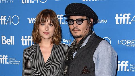 Johnny Depp Dakota Johnson Step Out For Black Mass TIFF Photo Call Toronto Film