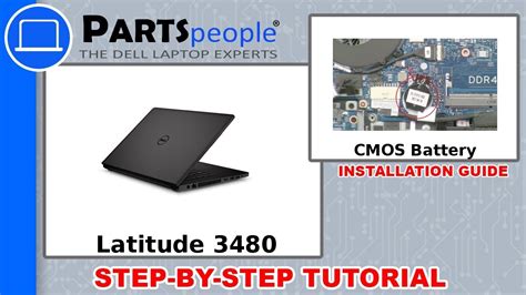 Dell Latitude 3480 P79g001 Cmos Battery How To Video Tutorial Youtube