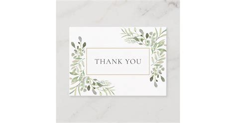 Modern Business Thank You Referral Card Zazzle