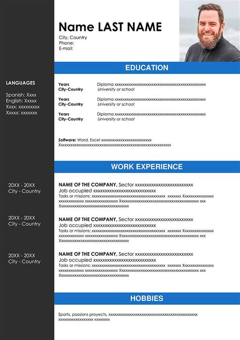 In 2021, it's the most common and useful format: Chronological Resume Template 2021 - Free Download in Word