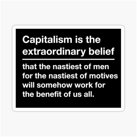 Capitalist Meme Extraordinary Belief Sticker For Sale By
