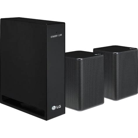 Lg Electronics Lg Powered Wireless Rear Channel Speakers Pair Black