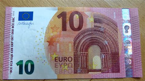 New 10 Euro Bill Europa Series Youtube