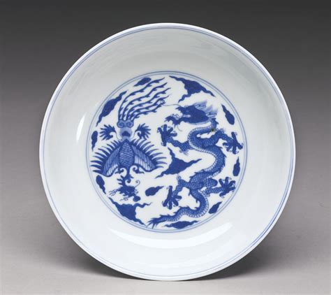 Hot and sour vegetarian's delight chinese mixed vegetable. A BLUE AND WHITE 'DRAGON AND PHOENIX' DISH, CHINA, QING ...