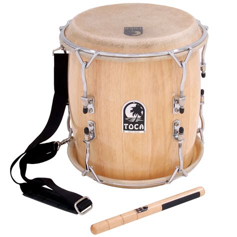 Toca Pro Wood Tambora With Strap And Beater Ttam N Lone Star Percussion