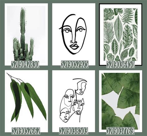 Four Different Types Of Green Leaves With Numbers And Pictures On The