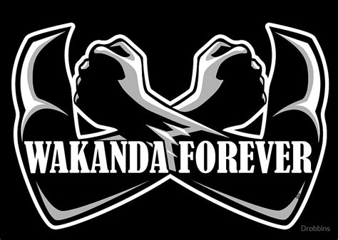 This is not a drill. "Wakanda Forever" by Drobbins | Redbubble