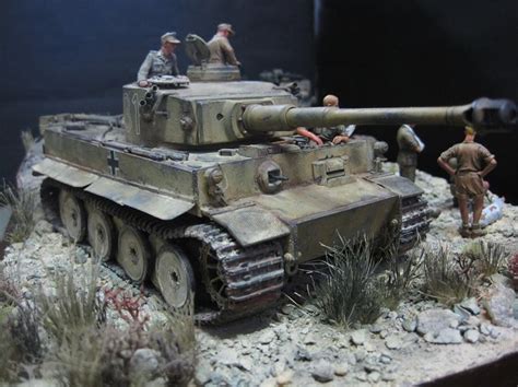 Tiger I 1 35 Scale Model Diorama Tanks WWI WWII Pinterest