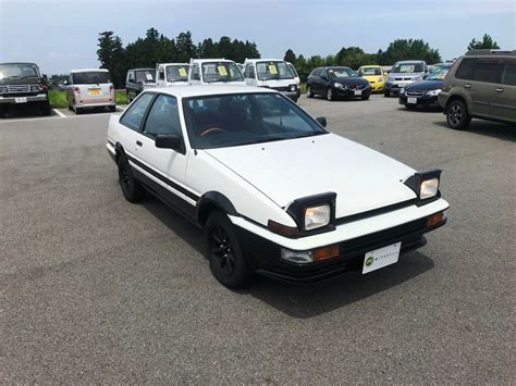 Jdm tuners '86 toyota trueno ae86 diecast collector series kid model toy car new. 1986 TOYOTA SPRINTER TRUENO AE86-0263023 | Japanese Used ...