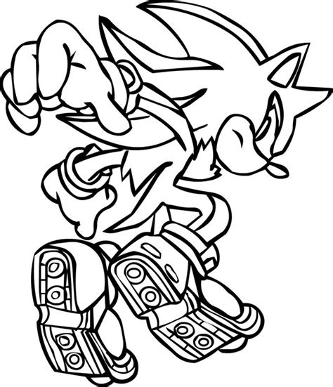 Sonic Coloring Pages 100 Pictures Print For Free For Children