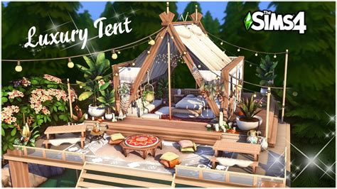 🌟glamping🌟 Camp Ground No Cc Sims 4 Speed Build Kate Emerald