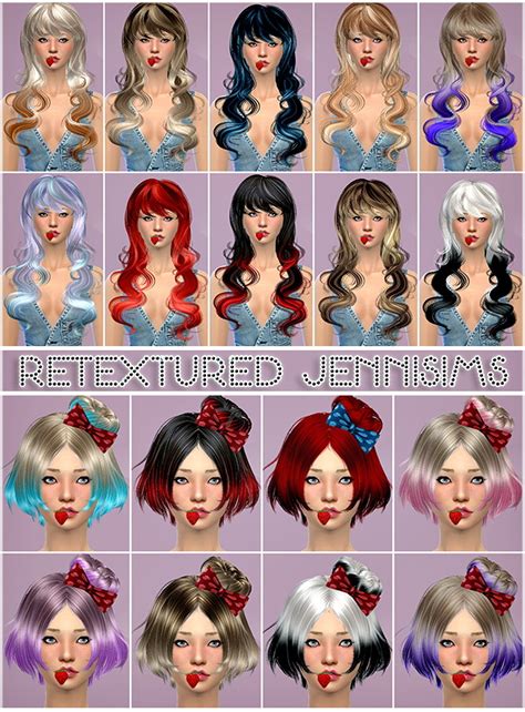 Butterflysims 053 And Newsea Hairs Retextured At Jenni Sims Sims 4 Updates