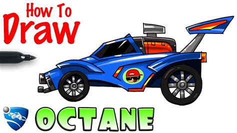 How To Draw Octane Rocket League