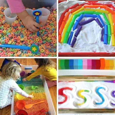 Playful Rainbow Sensory Activities My Bored Toddler