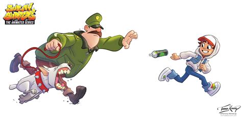 Tommykinnerup Character Designs For Subway Surfers The Animated Series