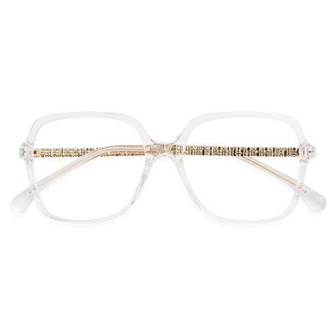 K8015 Square Clear Eyeglasses Frames Leoptique