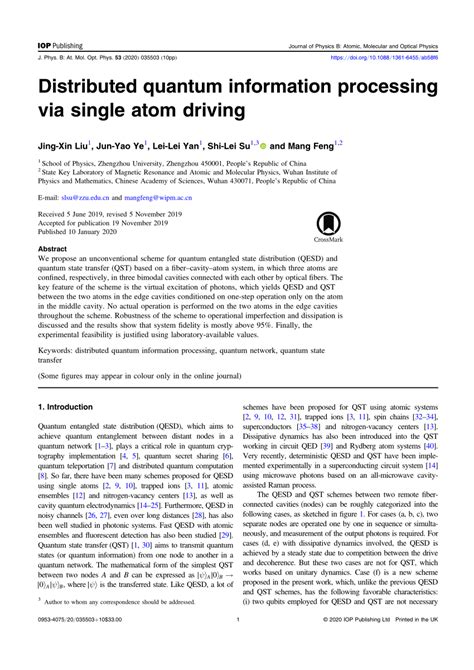 Distributed Quantum Information Processing Via Single Atom Driving