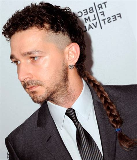 The hair is pulled over to the back to tie into a ponytail. Rat Tail Haircut (With images) | Long hair styles men ...