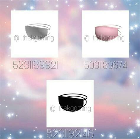 Face Masks 2 Not Mine In 2020 Decal Design Roblox Roblox Roblox