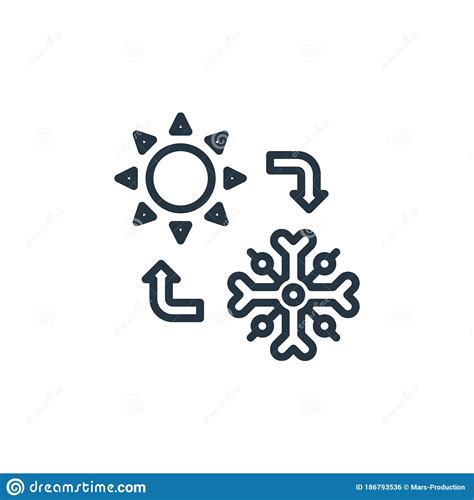 Climate Change Vector Icon. Climate Change Editable Stroke. Climate Change Linear Symbol For Use ...