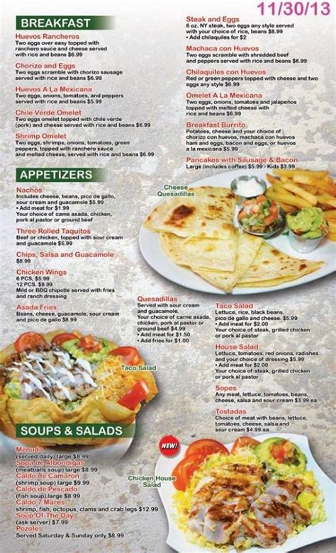 Order online from felipito's mexican food on menupages. Pin by EZ2CREATE LLC on Restaurant Menus | Mexican menu ...