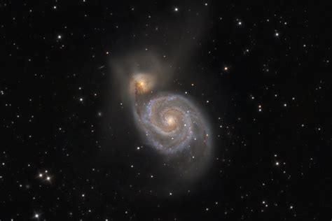 Whirlpool Galaxy M51 Astrophotography By Galacticsights