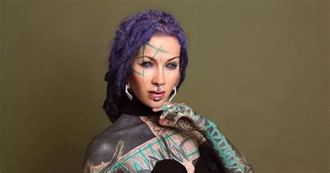 Dominatrix Tattoos Entire Body Including Eyeballs In Bid To Look Out