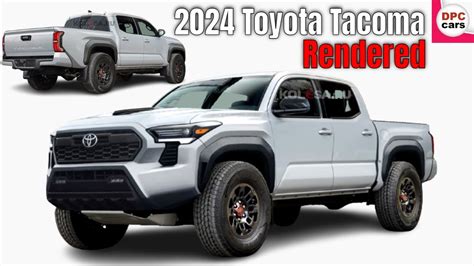 New 2024 Toyota Tacoma Pickup Truck Rendered Youtube