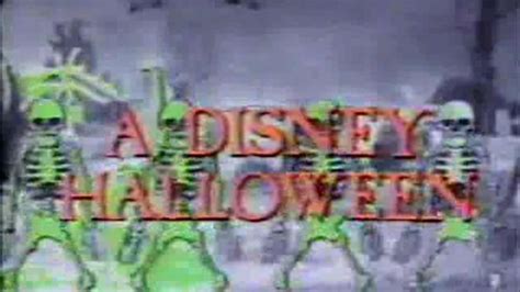 Disney Channels First Halloween Special Released In 1983