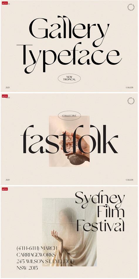 Gallery Typeface Modern Font Typography Design Typographic Design