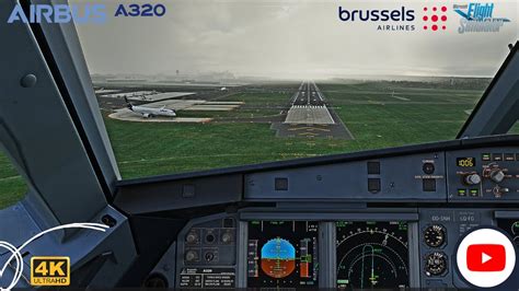 Wind 220 At 22 Gusting 35 Landing At Hamburg Airport With Brussels A320