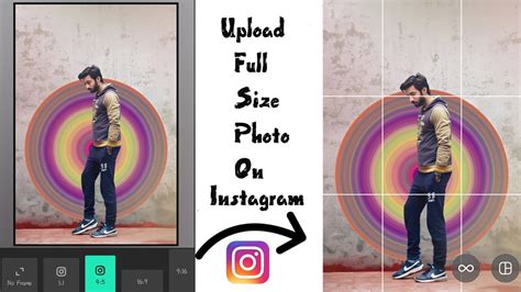 How To Upload Full Size Photo On Instagram Without Cropping Square