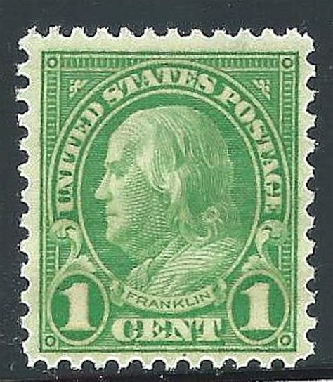Vintage Unused Us Postage Stamp 1c Benjamin Franklin Stamp Etsy
